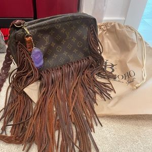 Vintage Boho Louis Vuitton crossbody bag